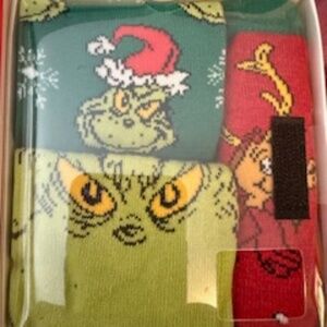 Grinch holiday socks